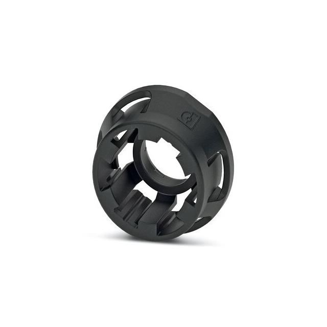 CONN FIXING SLEEVE M12 BLACK
