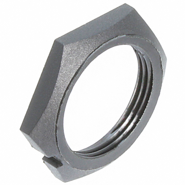 CONN HEX NUT BLACK