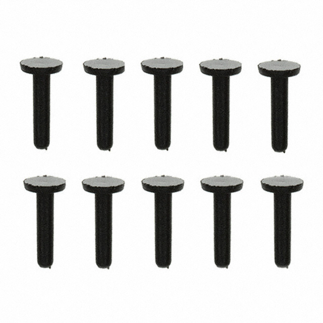 CONN BLNK POLARIZ PIN BLK 1=10PC