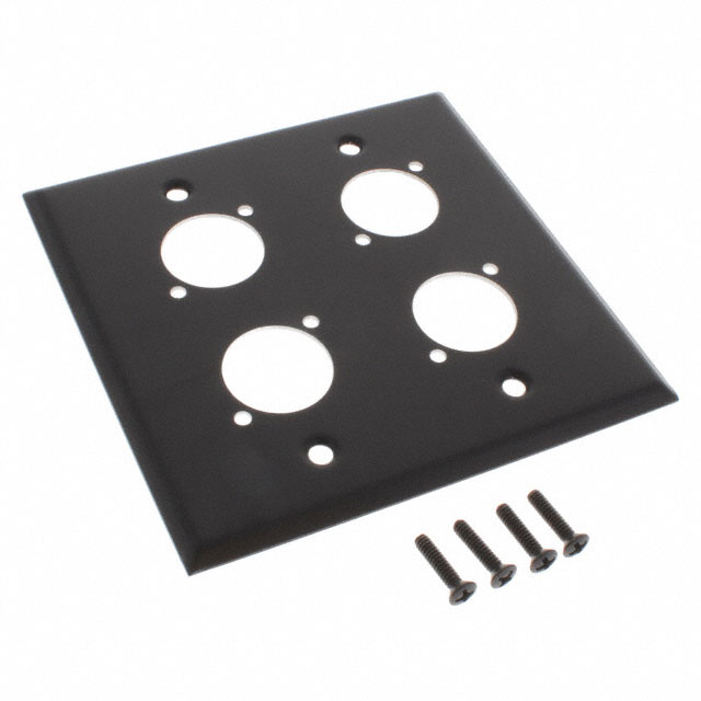 CONN WALL PLATE BLACK