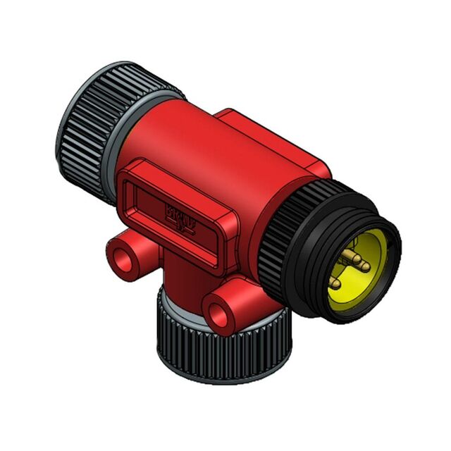 MC 3P TEE - 3-WIRE TAP RED OVM
