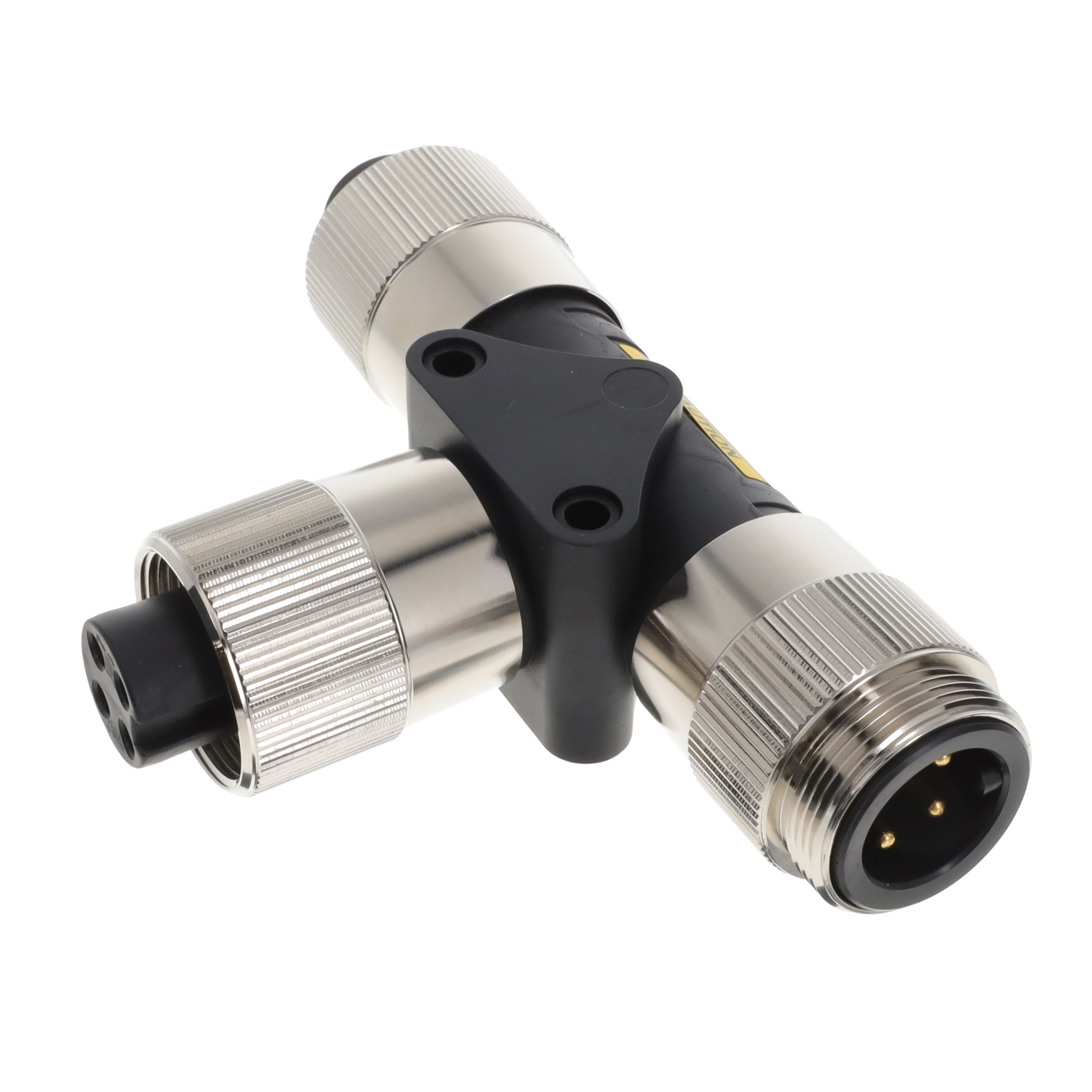 CONN T-ADPT 4P-4/4P F-F/M INLINE