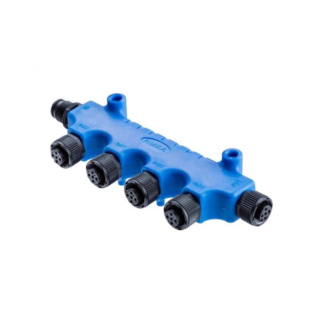 CONN T-ADAPTER 5P-5P M-F INLINE