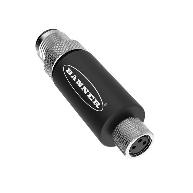 ADAPTER, M12 M, M8 F 3 PIN