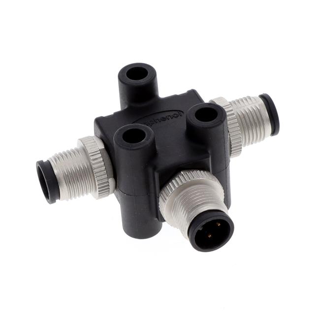 CONN T-ADPT 3P-3/3P M-M/M INLINE