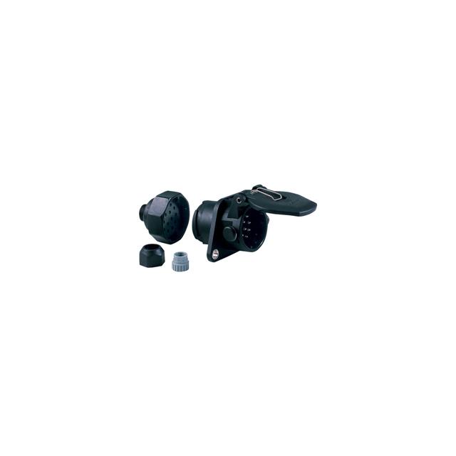 CONN RCPT MALE 15P NICKEL SCREW