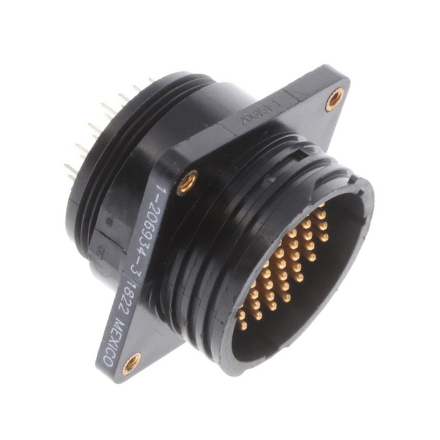 CONN RCPT MALE 37POS GOLD SOLDER
