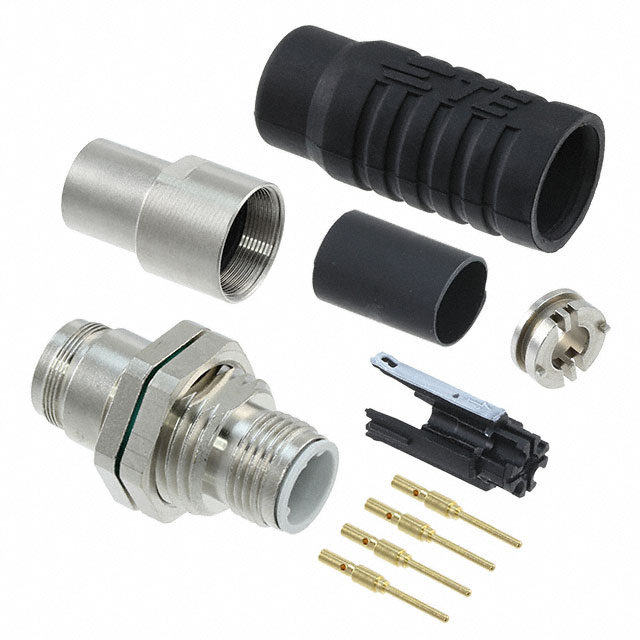 CONN PLUG MALE 4POS GOLD CRIMP