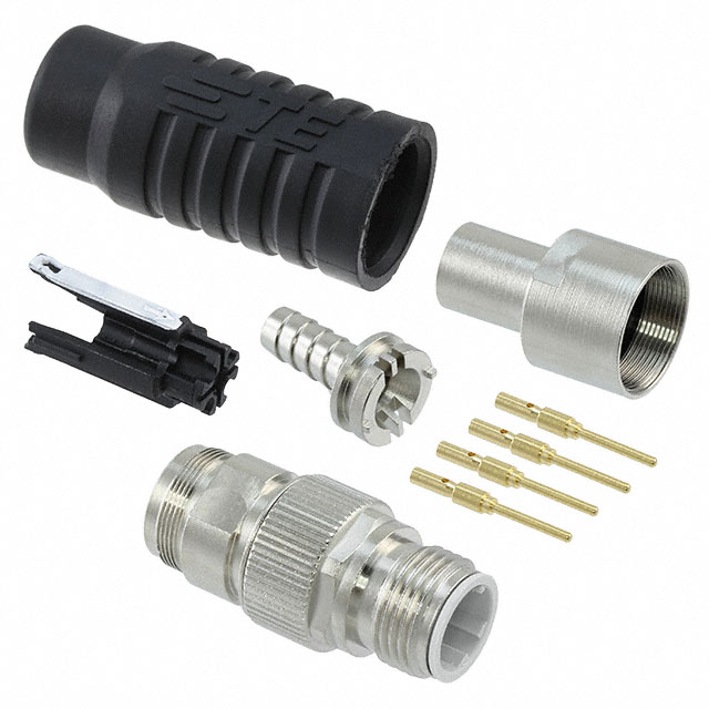 CONN PLUG MALE 4POS GOLD CRIMP