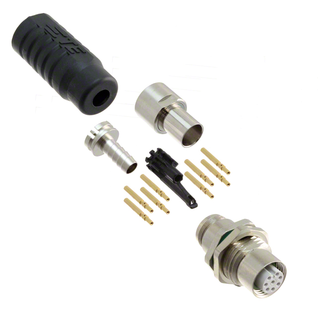 CONN RCPT FMALE 8POS GOLD CRIMP