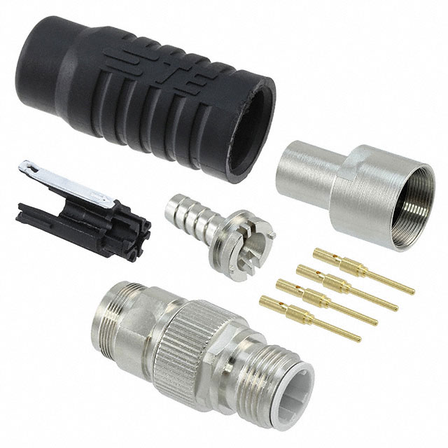 CONN PLUG MALE 5POS GOLD CRIMP