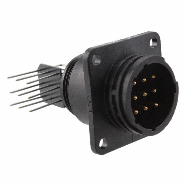 CONN RCPT MALE 9POS GOLD SOLDER