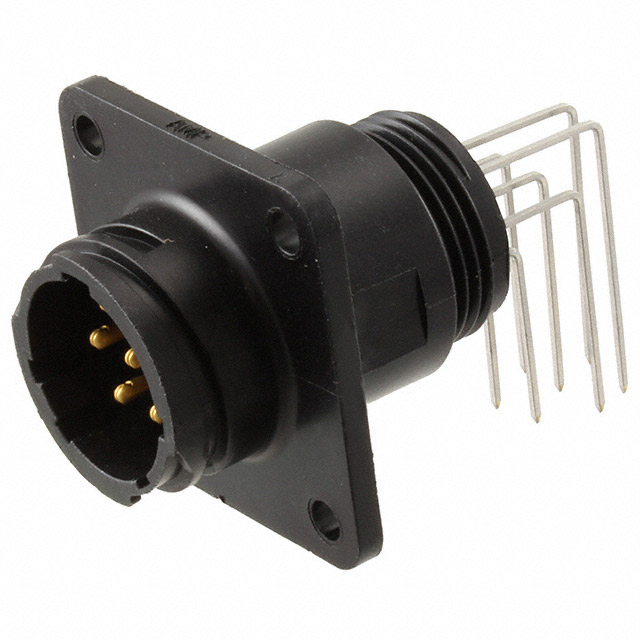 CONN RCPT MALE 7POS GOLD SOLDER