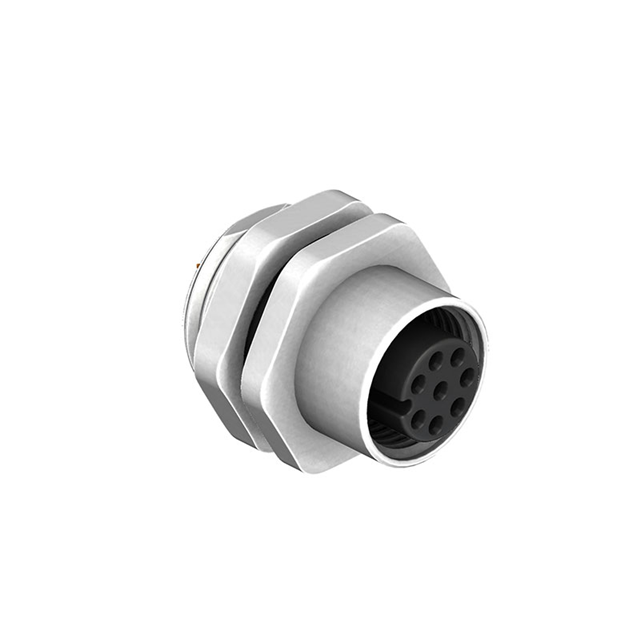 CONN PLUG FMALE 8POS SOLDER CUP