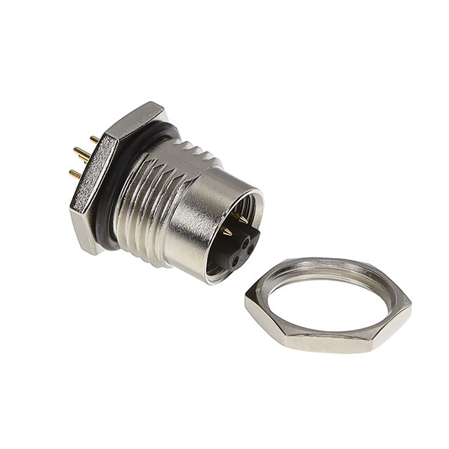 M SERIES, M12, 4A, 05 PINS, RECE