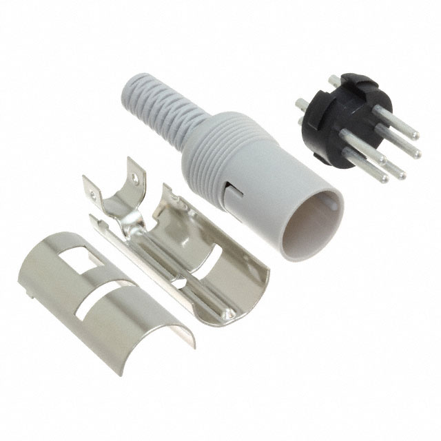 CONN PLUG MALE DIN 5POS SOLDER