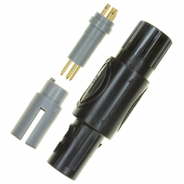 CONN PLUG MALE 5P GOLD SLDR CUP