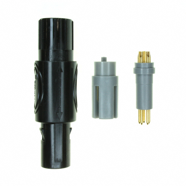CONN PLUG MALE 5P GOLD SLDR CUP