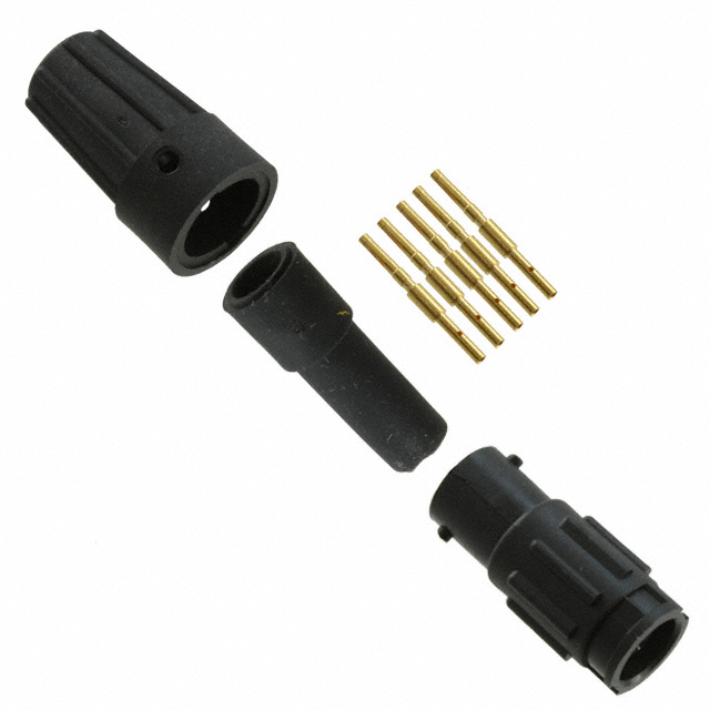 CONN RCPT FMALE 5POS GOLD CRIMP