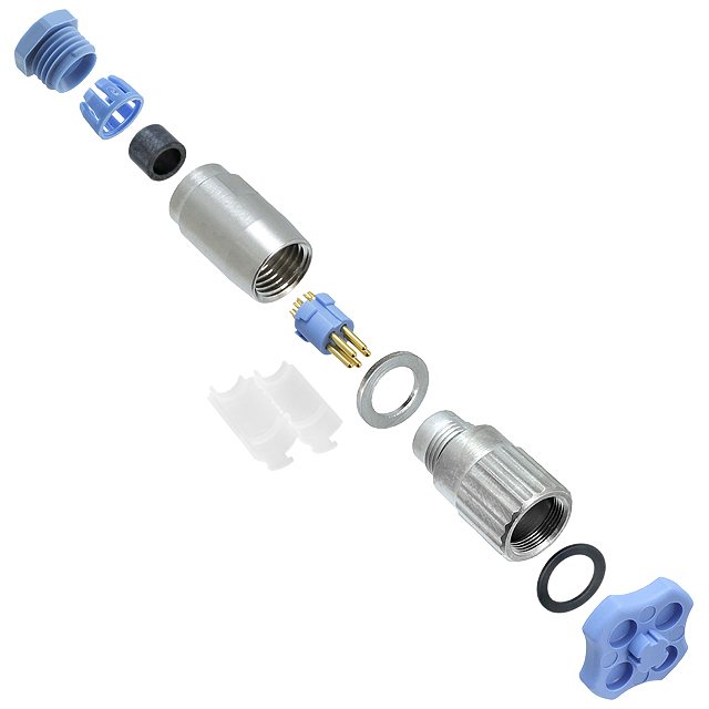 CONN PLUG MALE 5POS SOLDER CUP