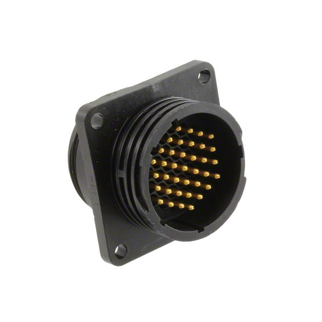 CONN RCPT MALE 37POS GOLD SOLDER