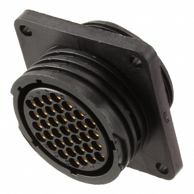 CONN RCPT FMALE 37POS GOLD SLDR