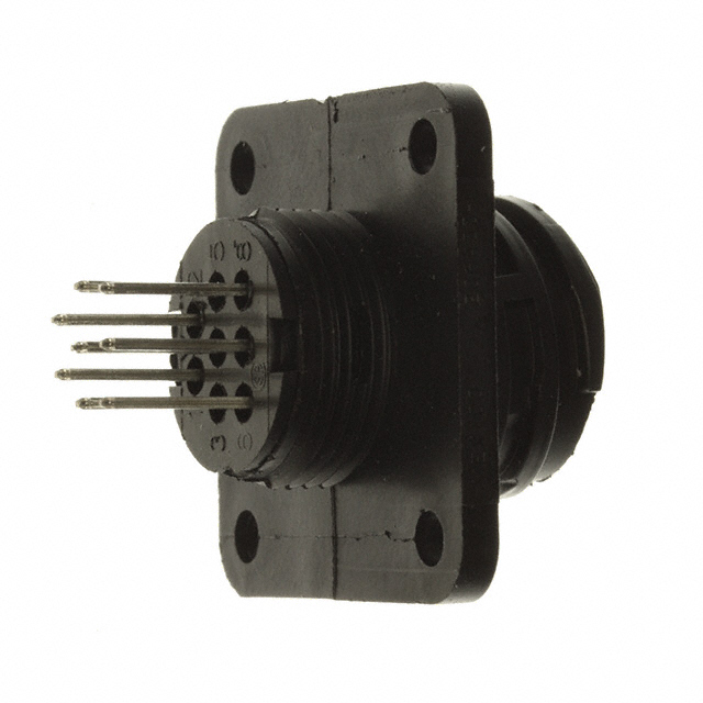CONN RCPT FMALE 8POS GOLD SOLDER