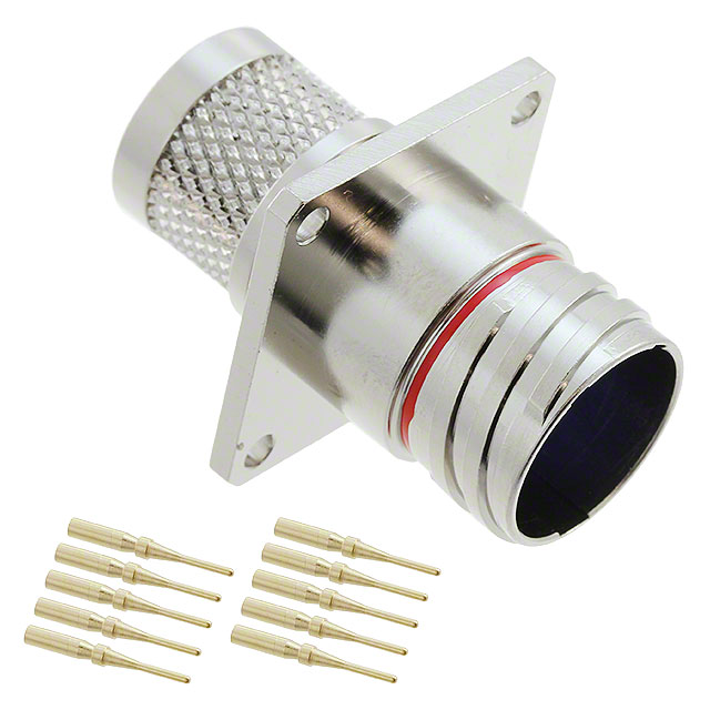 CONN RCPT MALE 8POS GOLD CRIMP