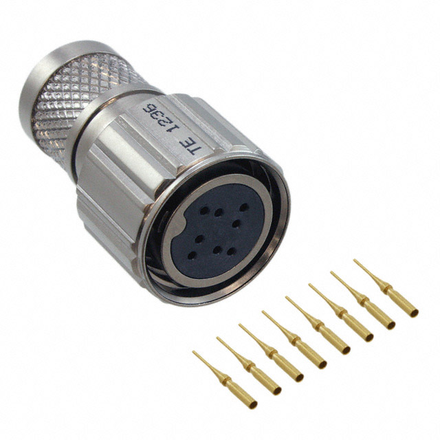 CONN PLUG FMALE 8POS GOLD CRIMP