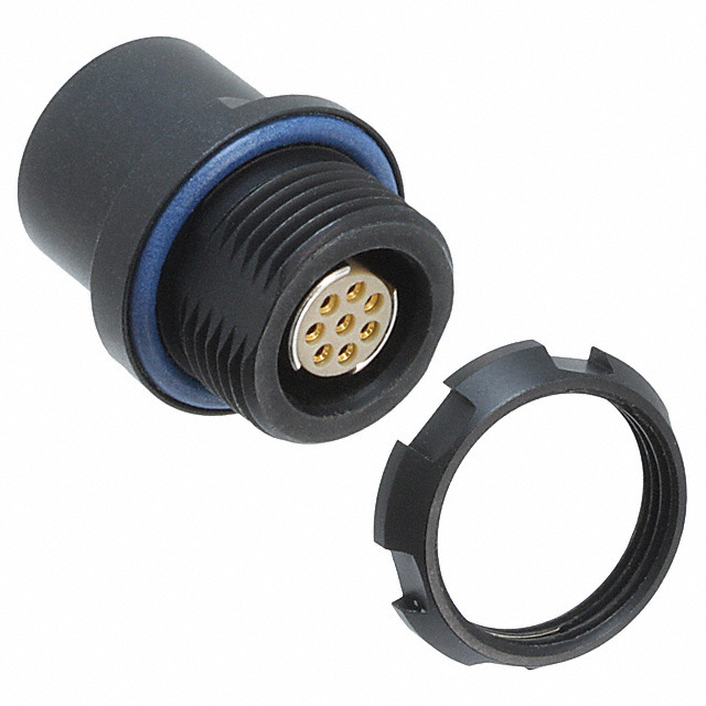 CONN RCPT FMALE 8POS GOLD SOLDER