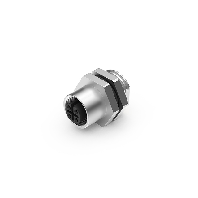 M12 A-CODE RECEPTACLE, 4PIN FEMA