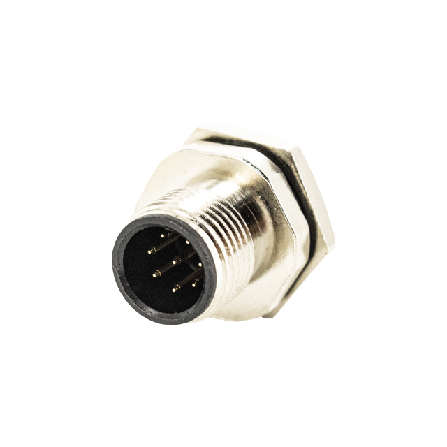 M12 A-CODE RECEPTACLE, 8PIN MALE