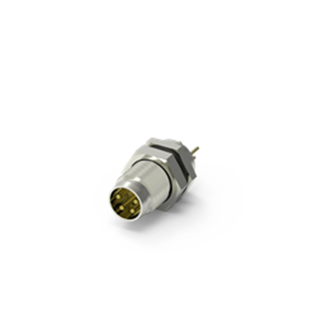 M8 A-CODE RECEPTACLE, 4PIN MALE