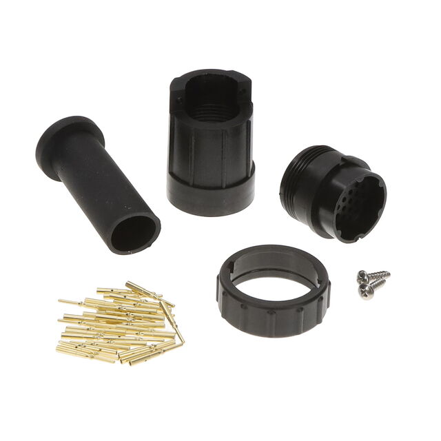 CONN PLUG MALE 31POS GOLD CRIMP
