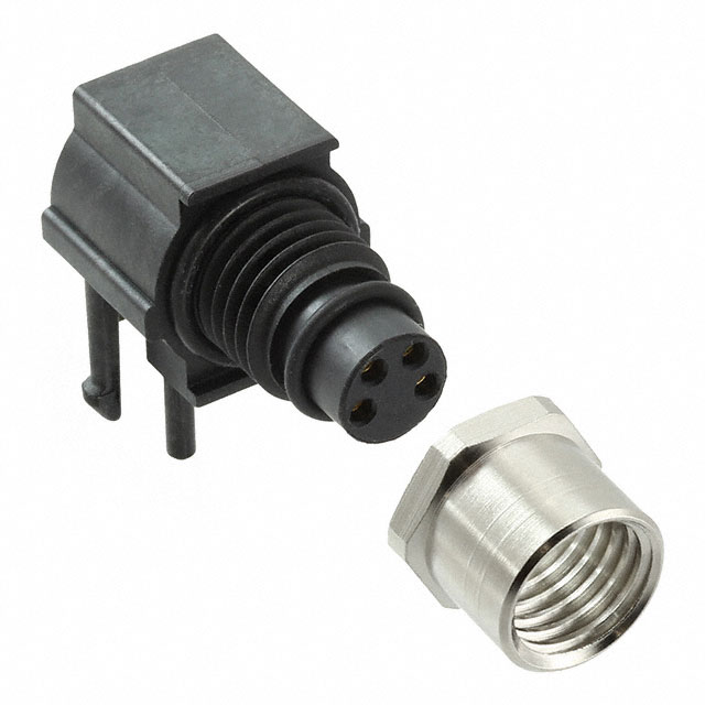 CONN RCPT FMALE 4POS GOLD SOLDER