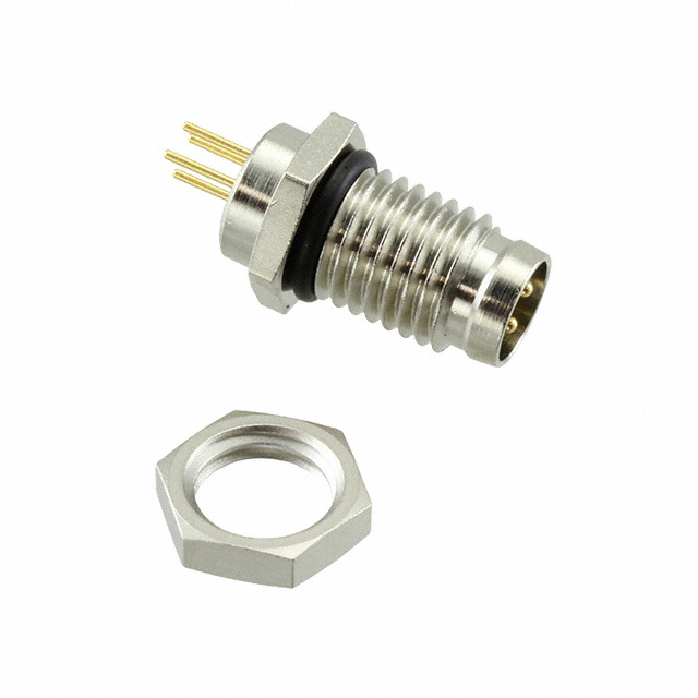 CONN PLUG MALE 4POS GOLD SOLDER