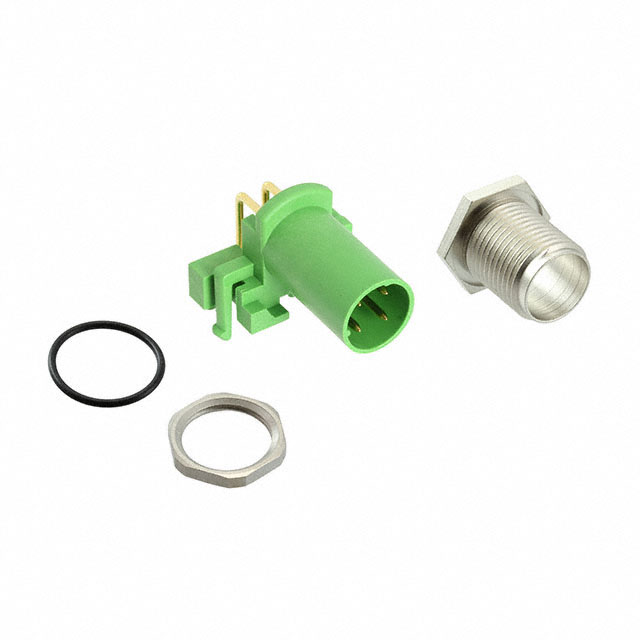 CONN RCPT MALE 4POS GOLD SOLDER