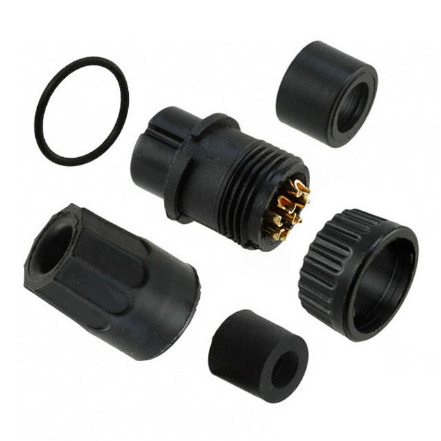CONN PLUG MALE 9P GOLD SLDR CUP