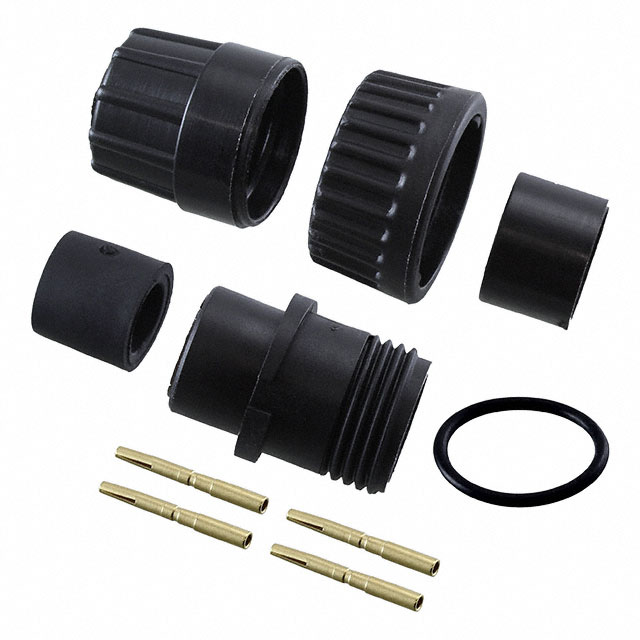 CONN PLUG FMALE 4POS GOLD CRIMP