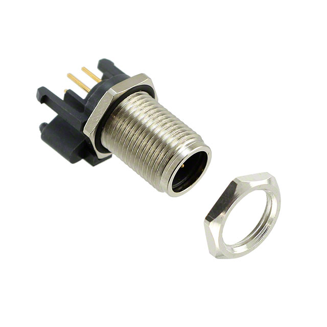 CONN RCPT MALE 4POS GOLD SOLDER