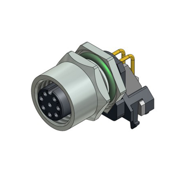 CONN PLUG FMALE 8POS GOLD SOLDER