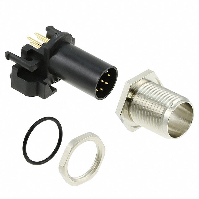 CONN RCPT MALE 8POS GOLD SOLDER