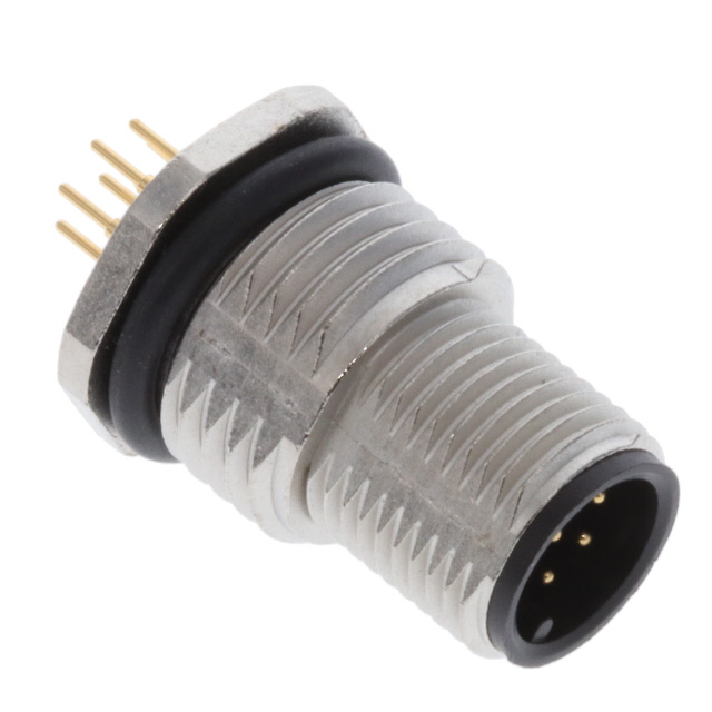 M12 MALE PNL.A CODE.8P.PCB TYPE.
