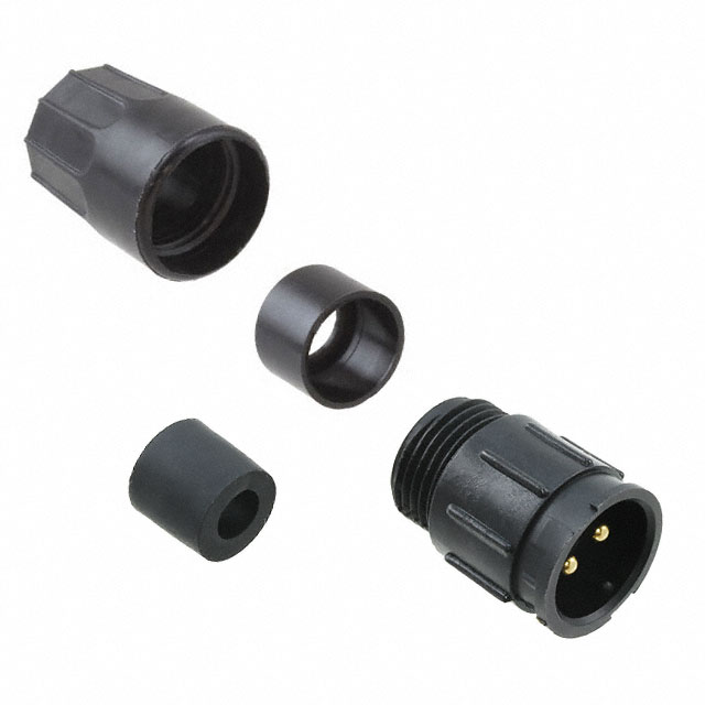 CONN RCPT MALE 2POS GOLD CRIMP
