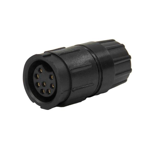 CONN RCPT FMALE 8POS GOLD CRIMP