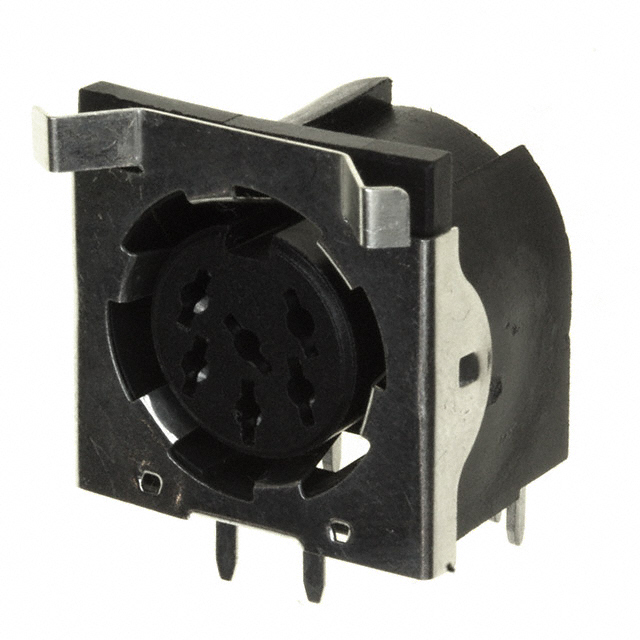CONN RCPT FMALE DIN 6POS SOLDER