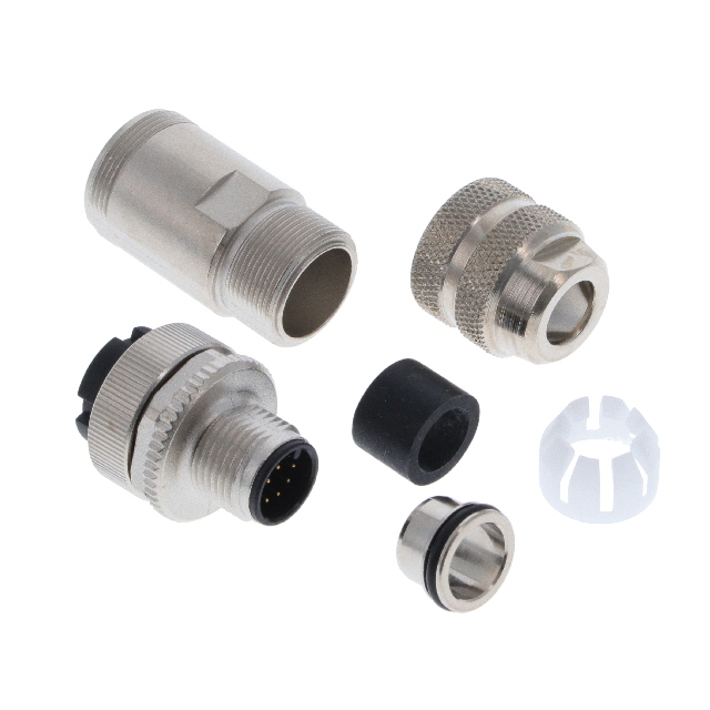 CONN PLUG MALE 12POS GOLD SCREW