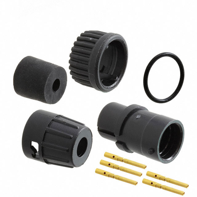 CONN PLUG FMALE 5POS GOLD CRIMP