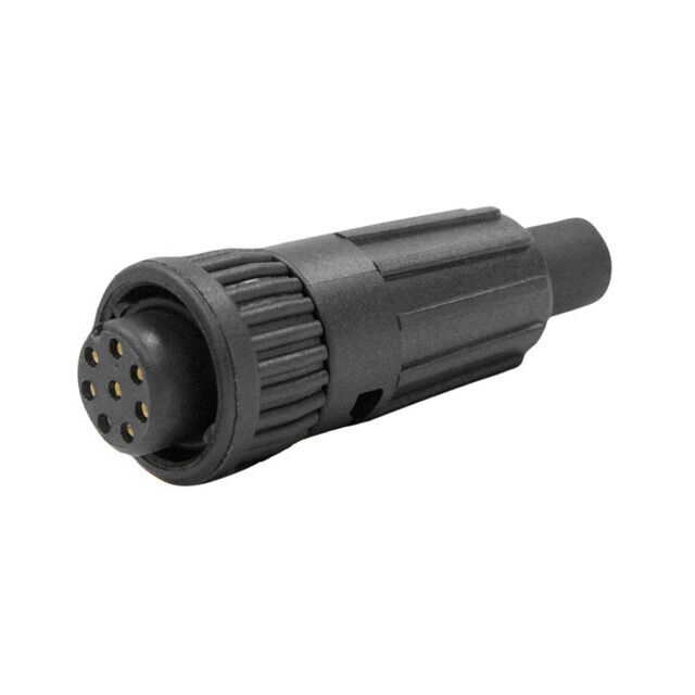 CONN PLUG FMALE 8POS GOLD CRIMP