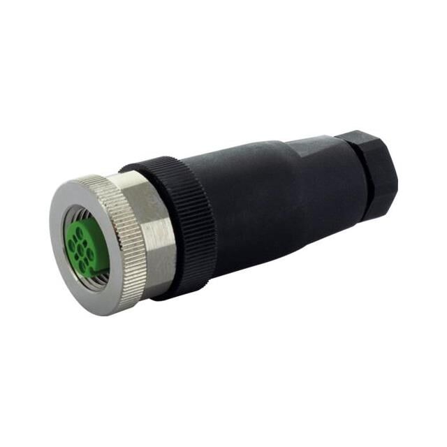 M12 FEMALE 0 A-COD. SCREW TERMIN
